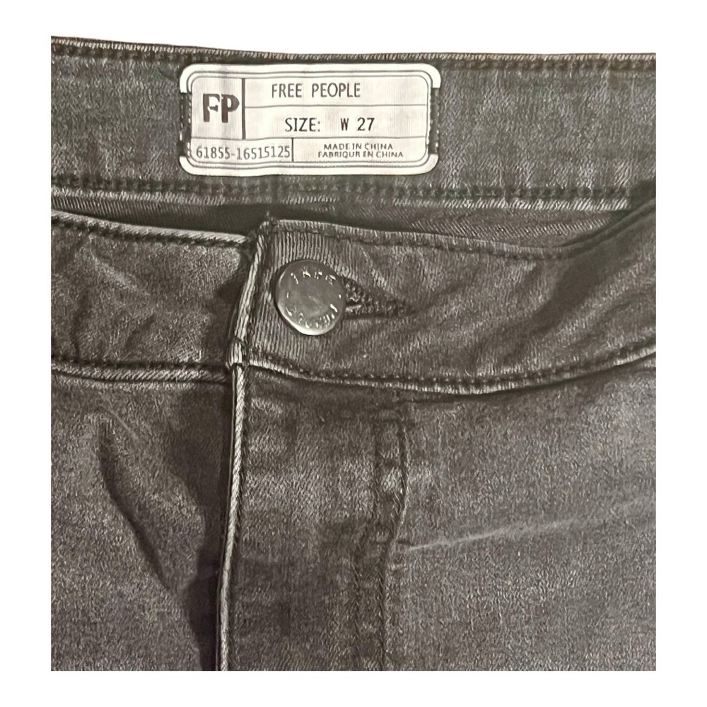 Free People Gray Flare Jeans - Picture 4 of 6